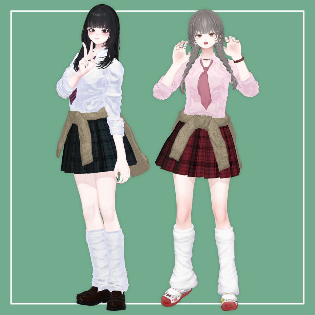 VRChat向け Shinra -森羅- JK Set version3(MA対応)