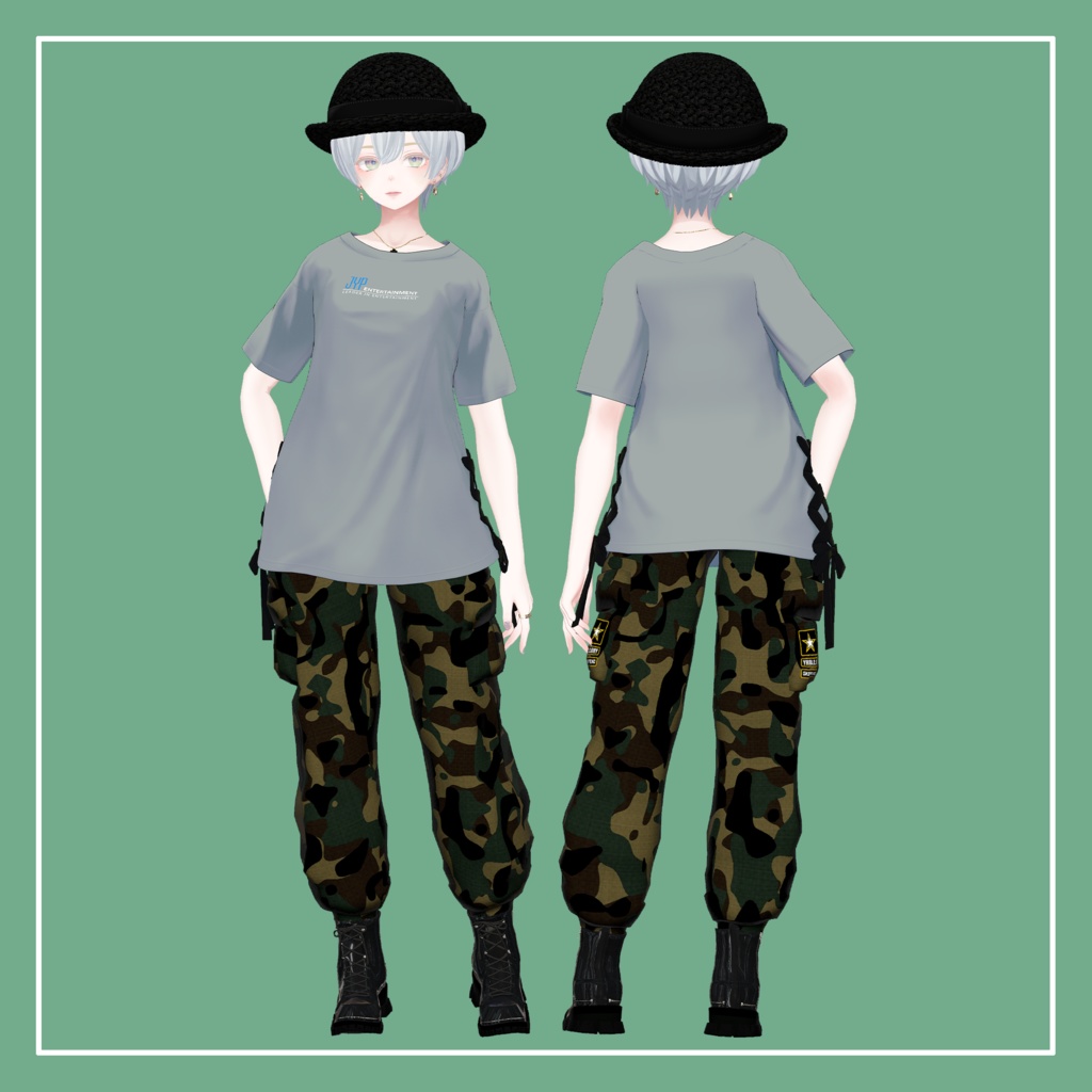 VRChat向け 森羅-Shinra- BareTop CargoPants(MA対応)