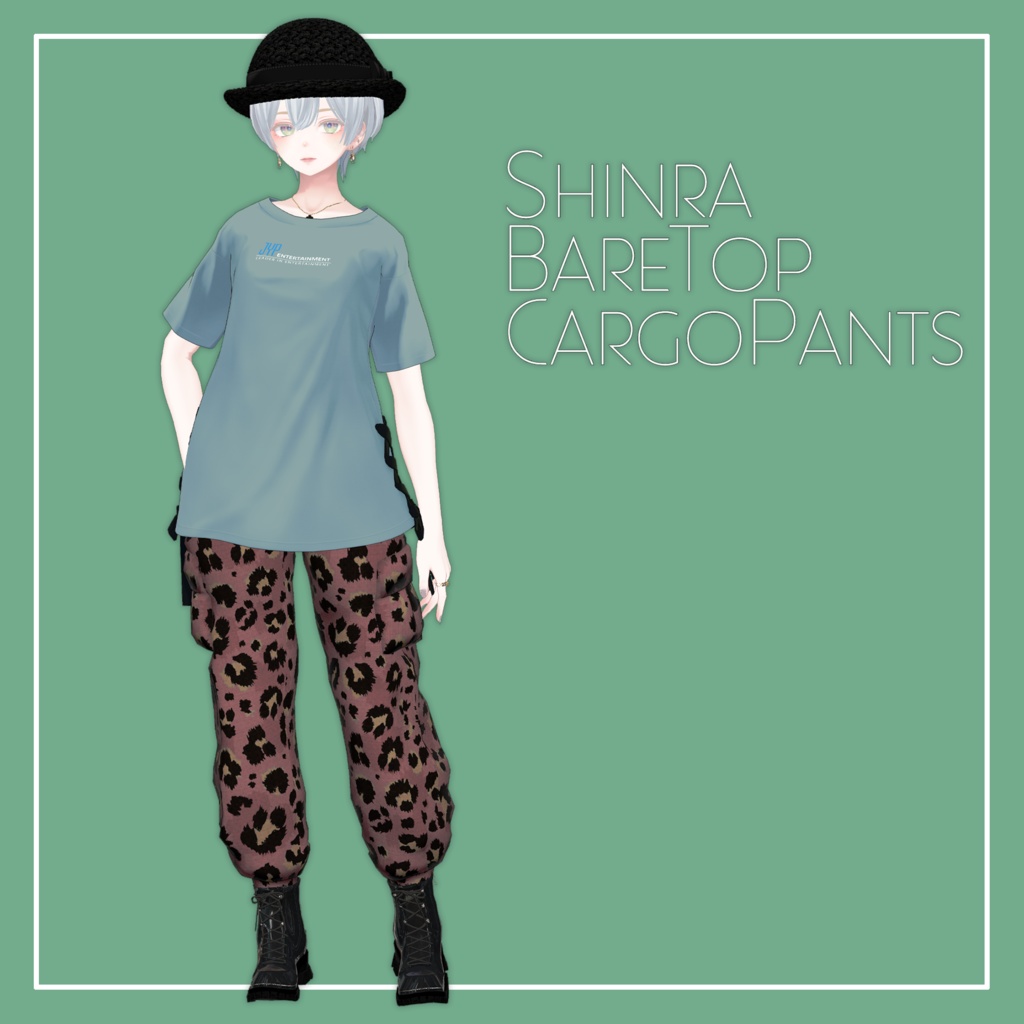 VRChat向け 森羅-Shinra- BareTop CargoPants(MA対応)