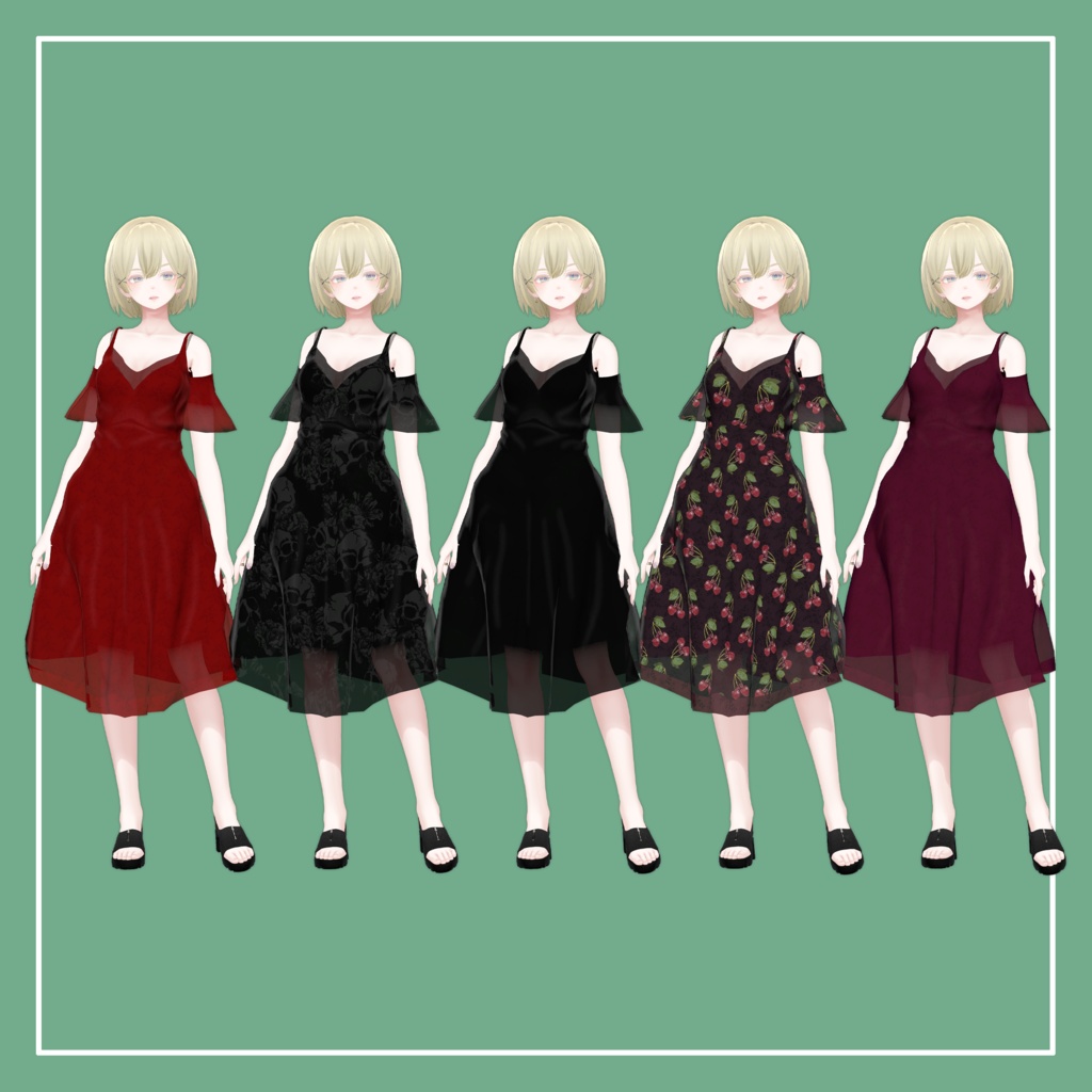 【VRChat向け】森羅-Shinra- Onepiece(MA対応)