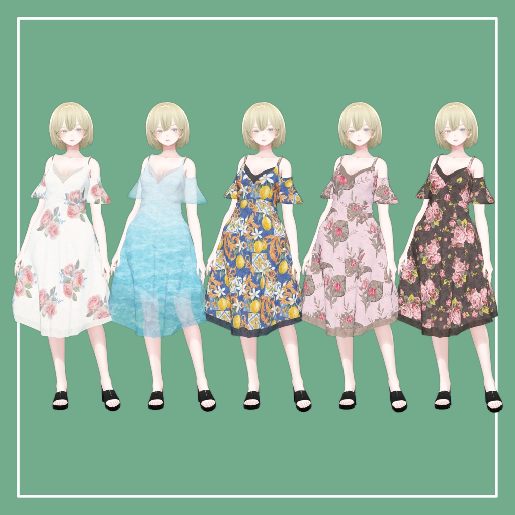 【VRChat向け】森羅-Shinra- Onepiece(MA対応)