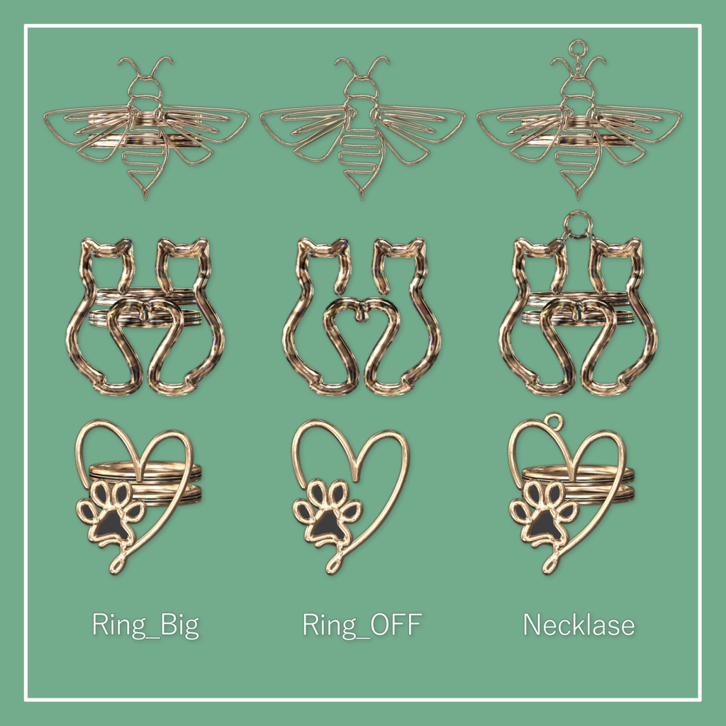 【VRChat向け】 AccessorySet