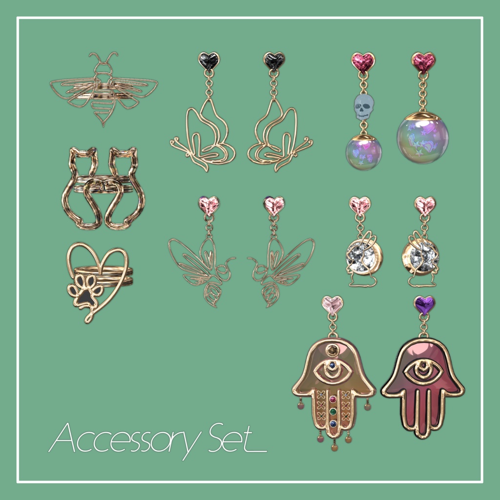 【VRChat向け】 AccessorySet
