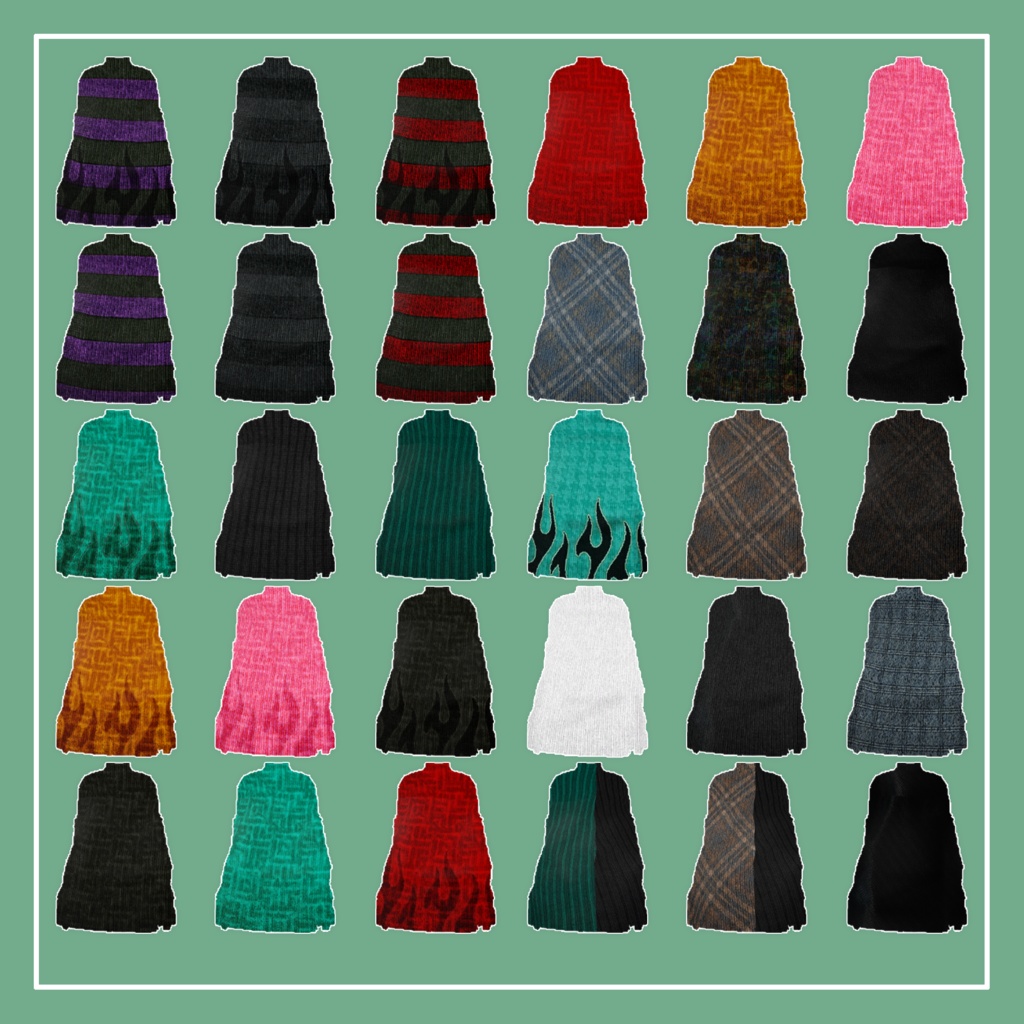 【VRChat】Lapwing専用 ニットワンピース(MA対応)