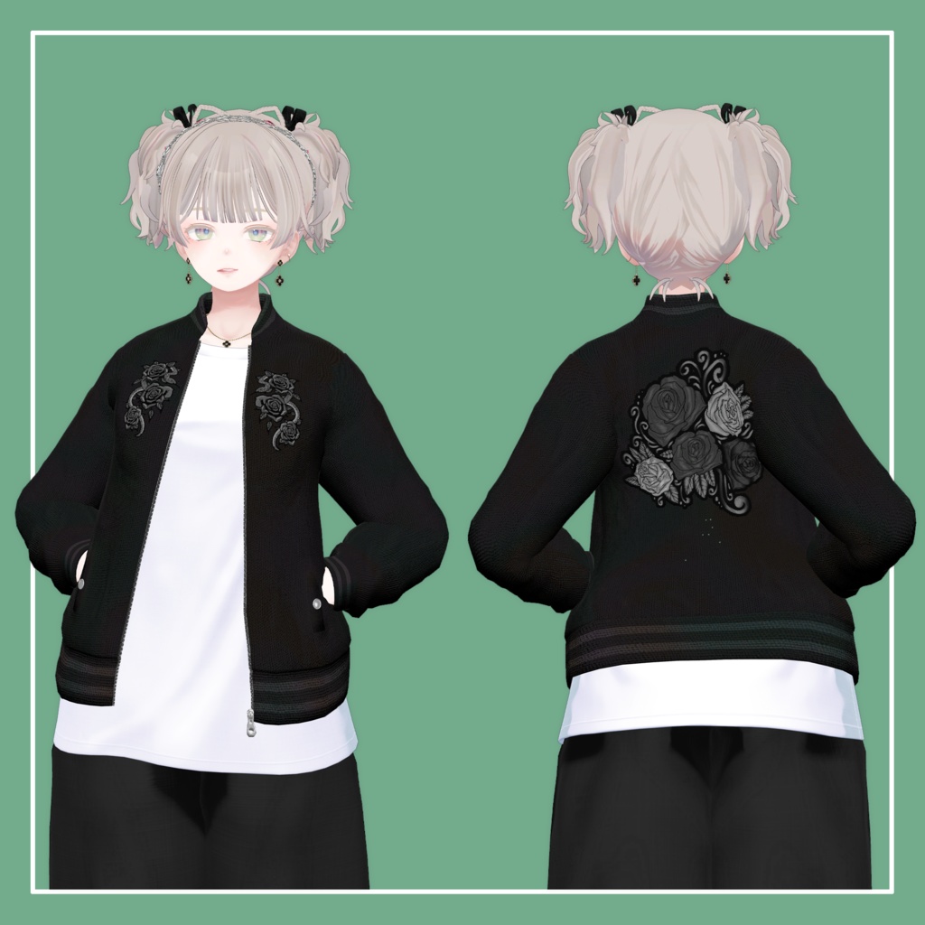 【VRChat】森羅専用 刺繍ジャケット(MA対応)