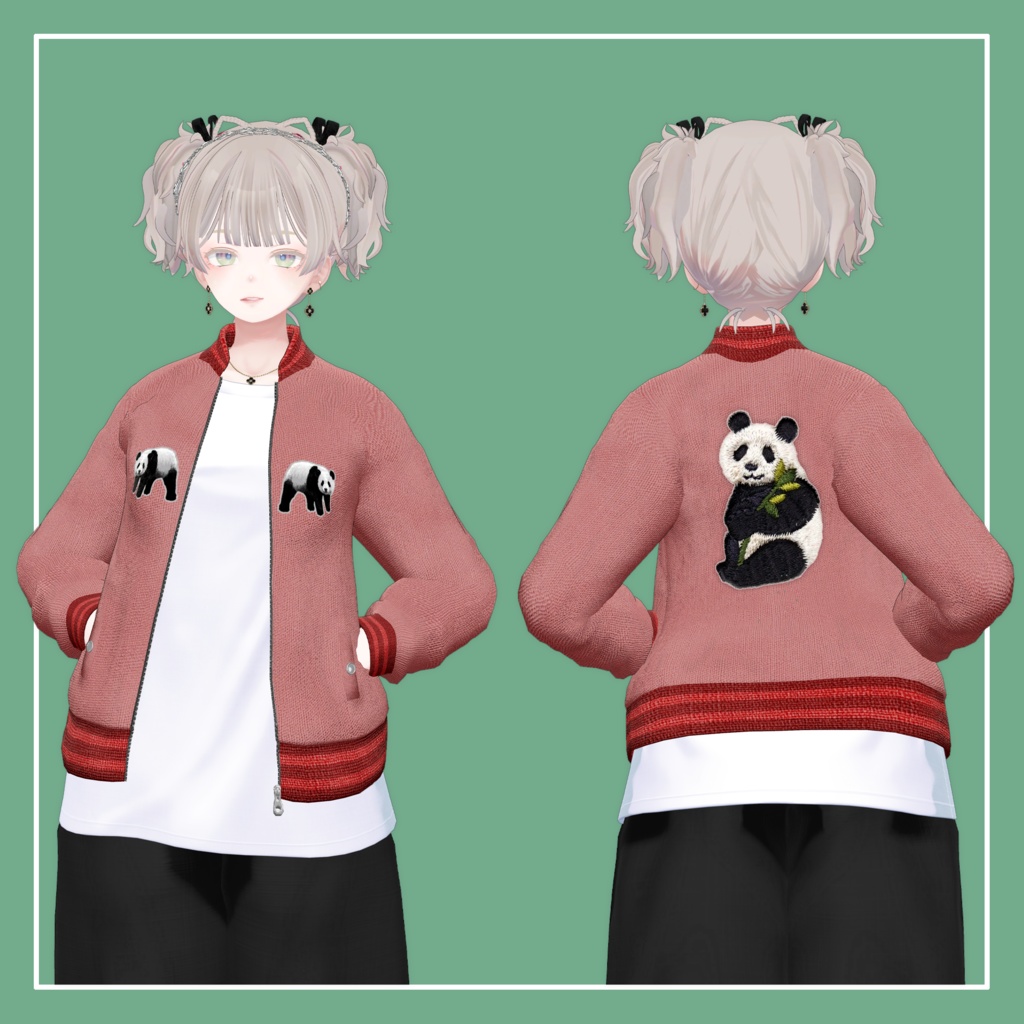 【VRChat】森羅専用 刺繍ジャケット(MA対応)