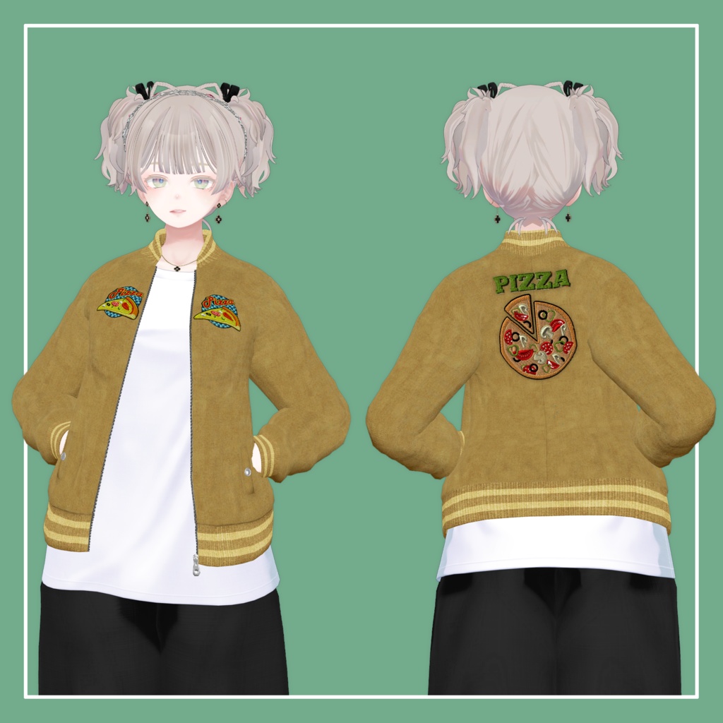 【VRChat】森羅専用 刺繍ジャケット(MA対応)