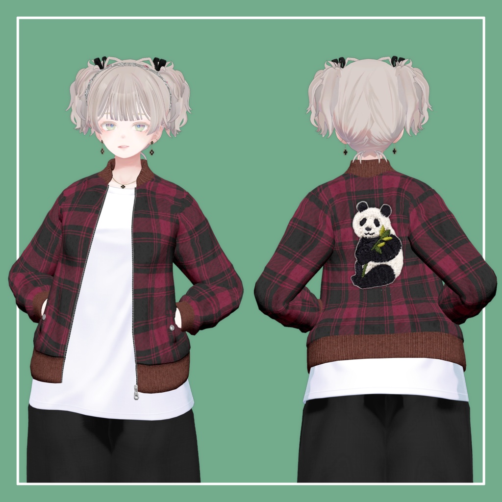 【VRChat】森羅専用 刺繍ジャケット(MA対応)
