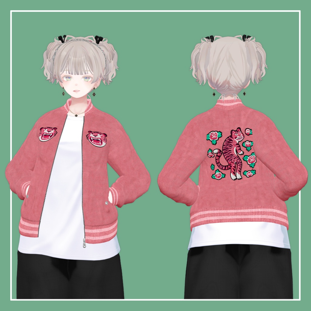 【VRChat】森羅専用 刺繍ジャケット(MA対応)