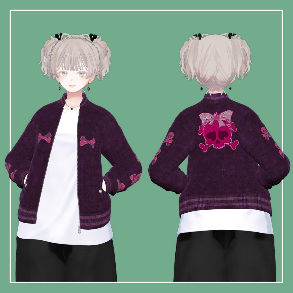 【VRChat】森羅専用 刺繍ジャケット(MA対応)