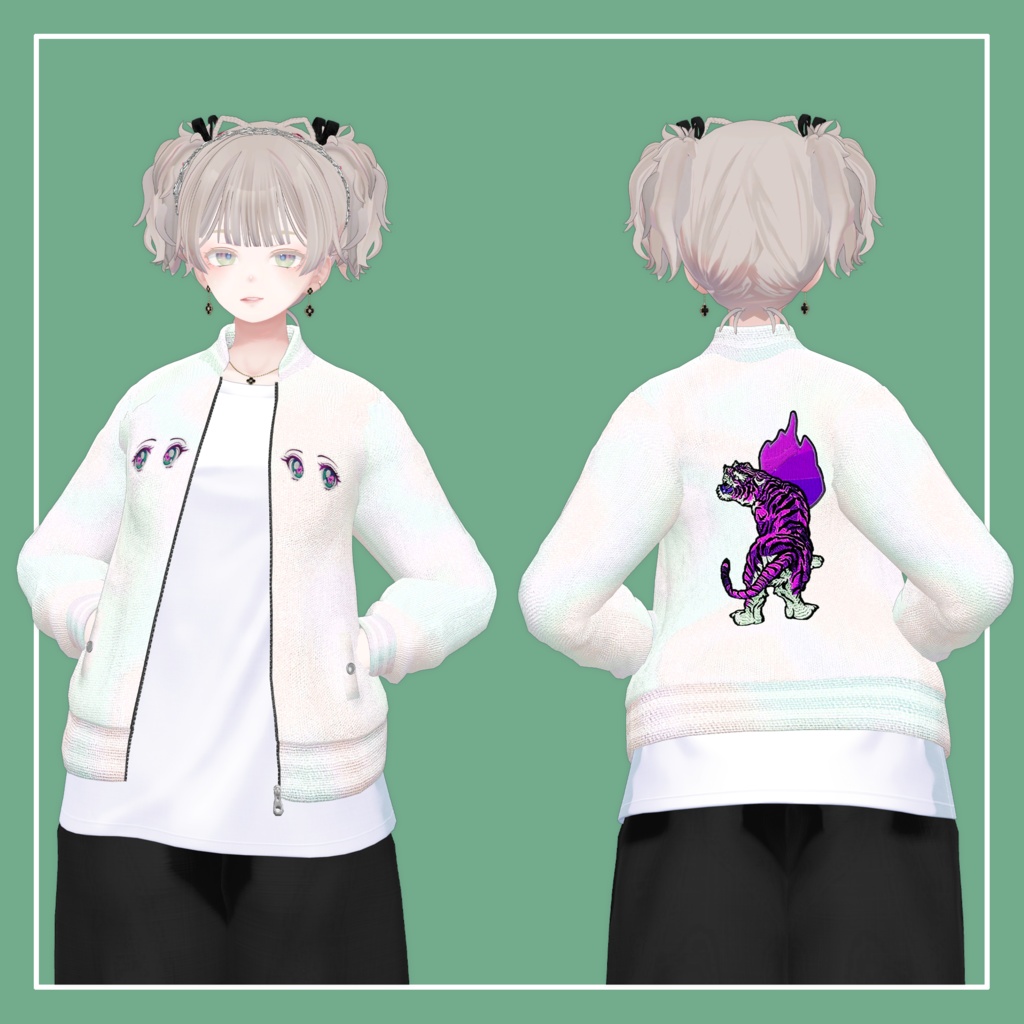 【VRChat】森羅専用 刺繍ジャケット(MA対応)