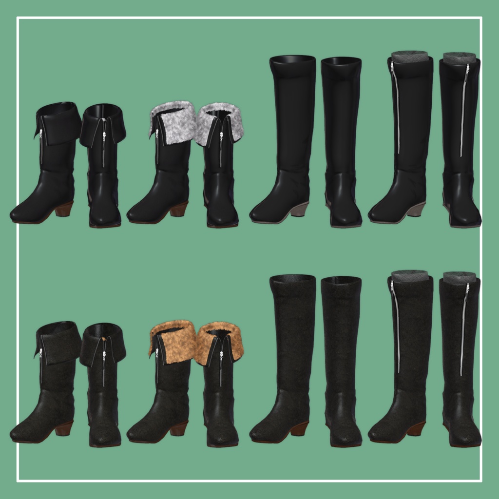 【VRChat】森羅用 LongBoots(MA対応)