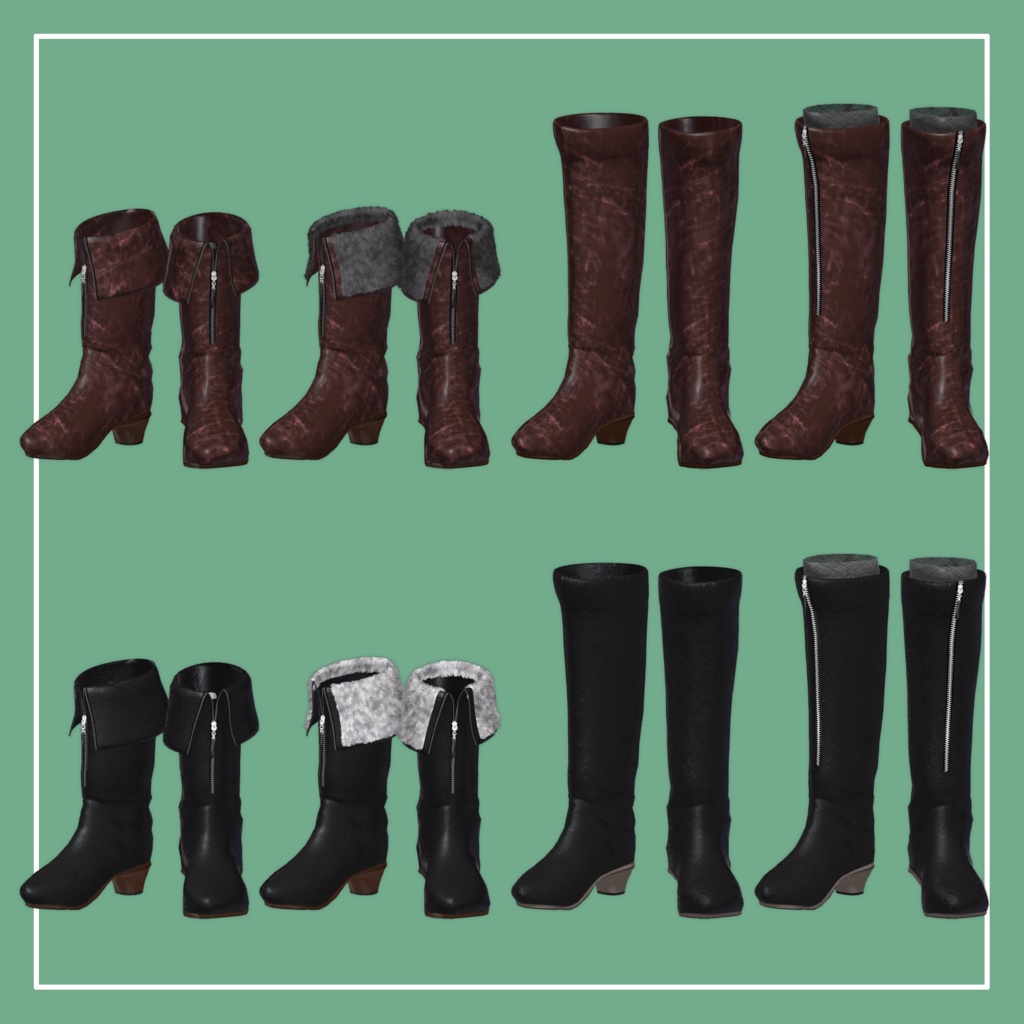 【VRChat】森羅用 LongBoots(MA対応)