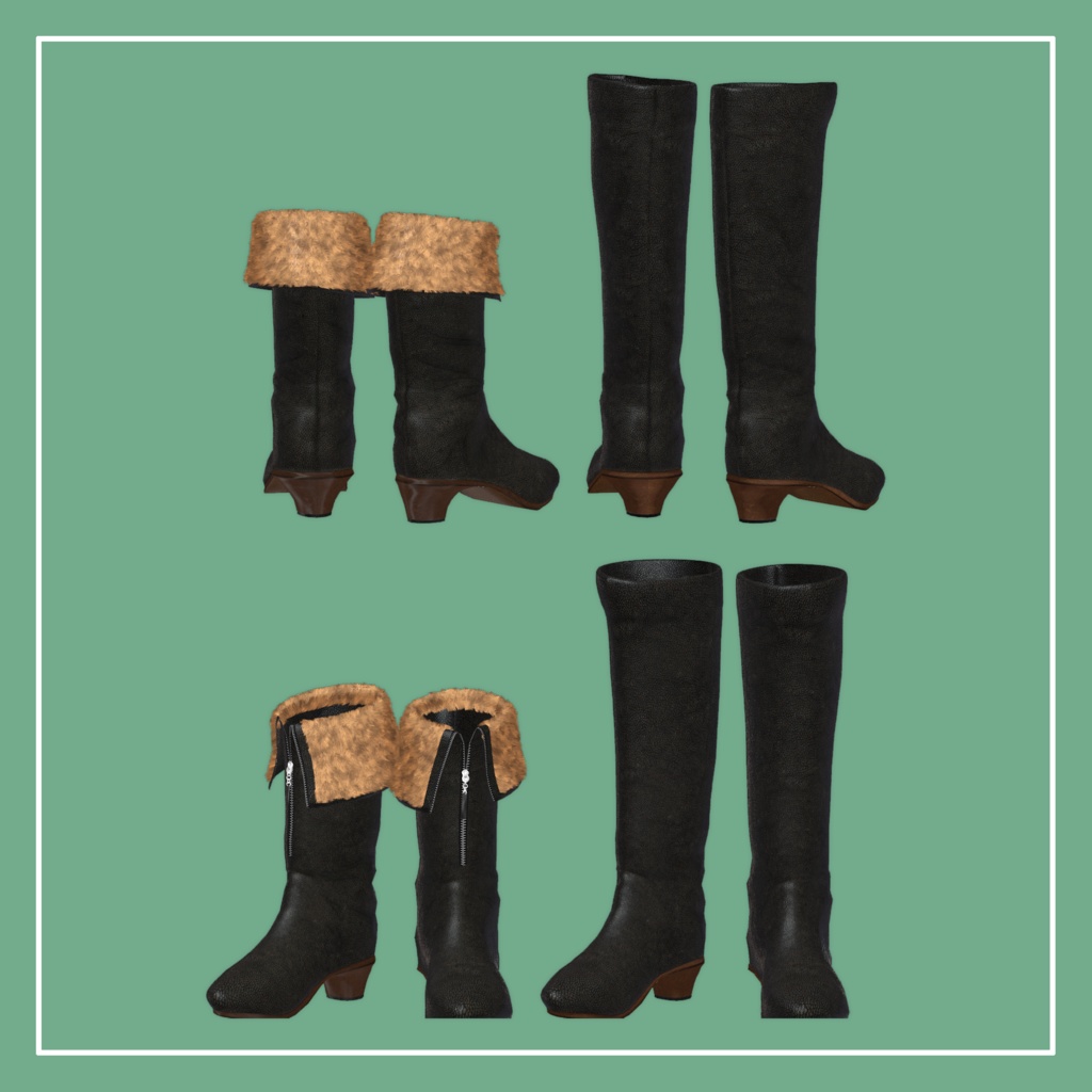 【VRChat】森羅用 LongBoots(MA対応)