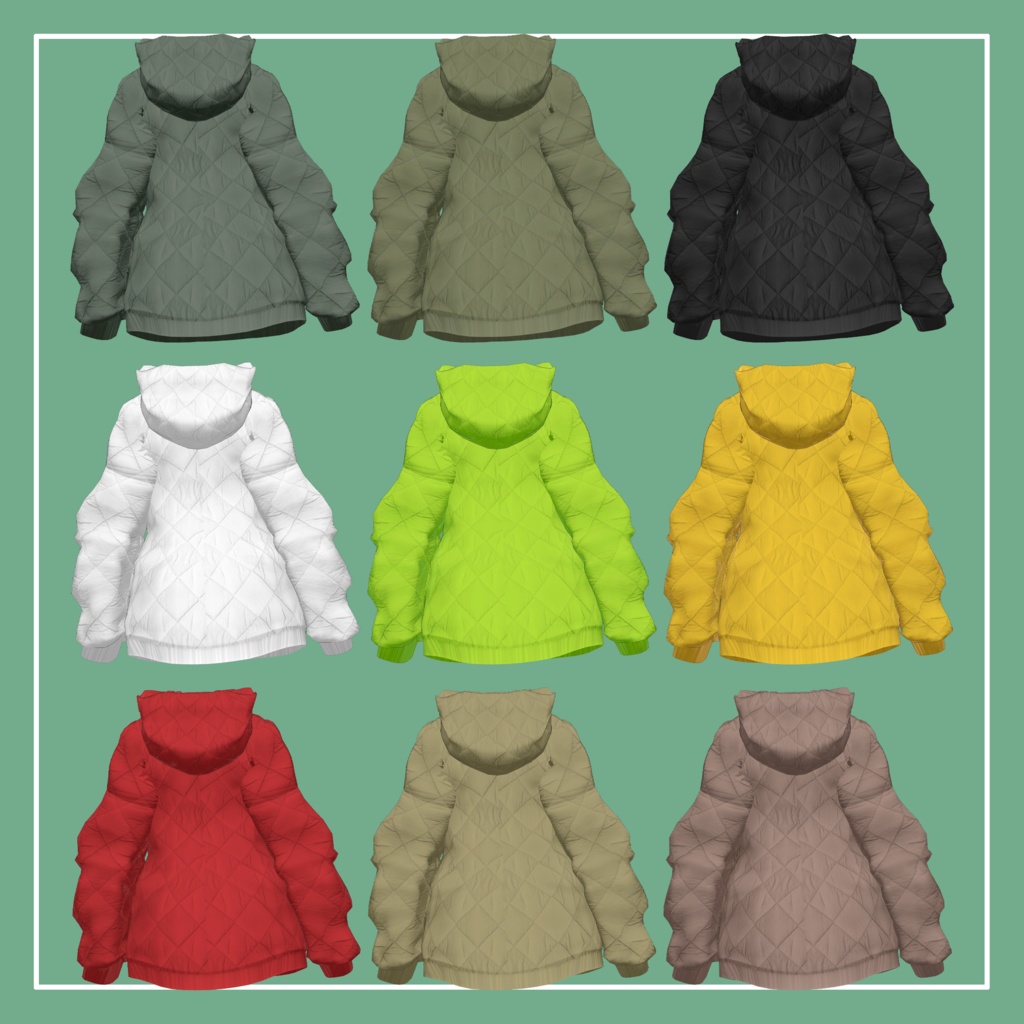 【VRChat】森羅専用 DownBest&DownSweat(MA対応)