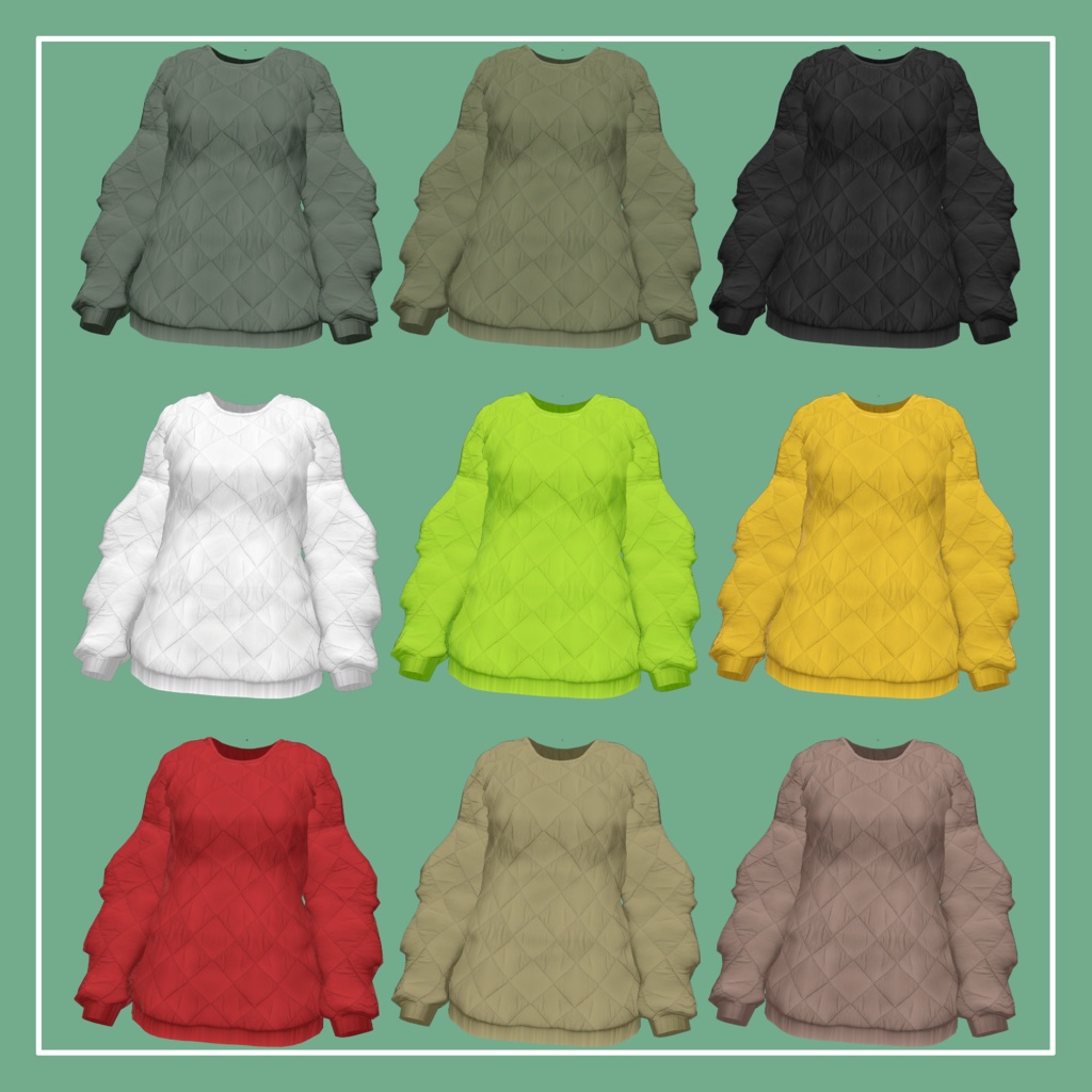 【VRChat】森羅専用 DownBest&DownSweat(MA対応)