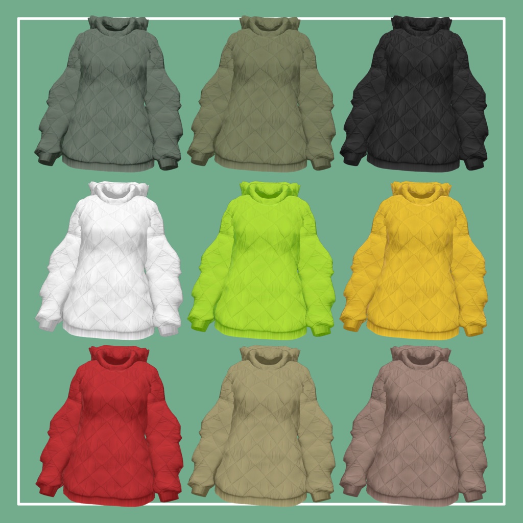 【VRChat】森羅専用 DownBest&DownSweat(MA対応)