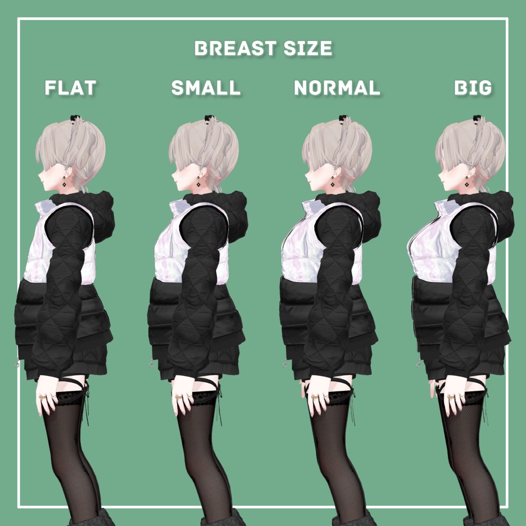 【VRChat】森羅専用 DownBest&DownSweat(MA対応)