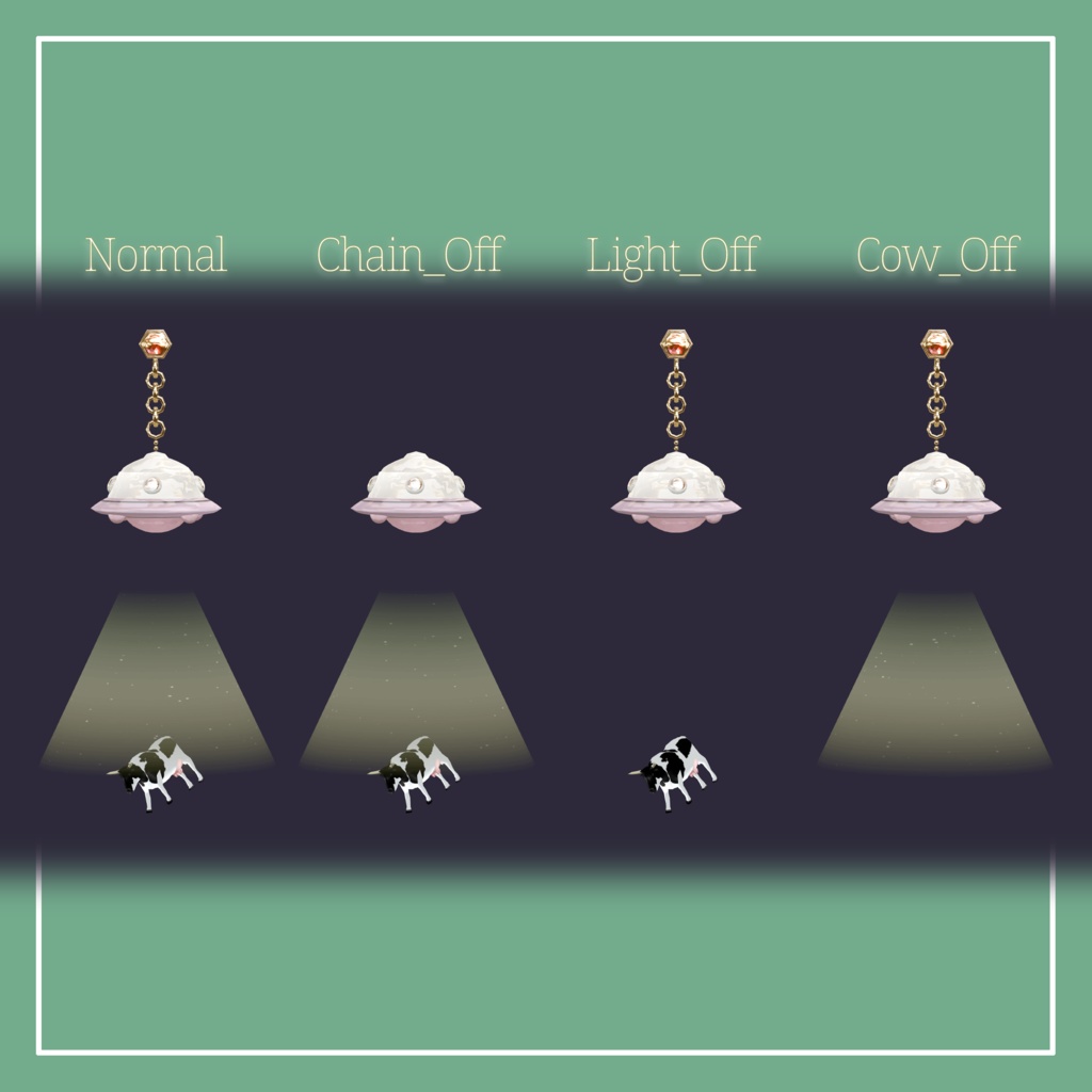 【VRChat】 UFO ピアス