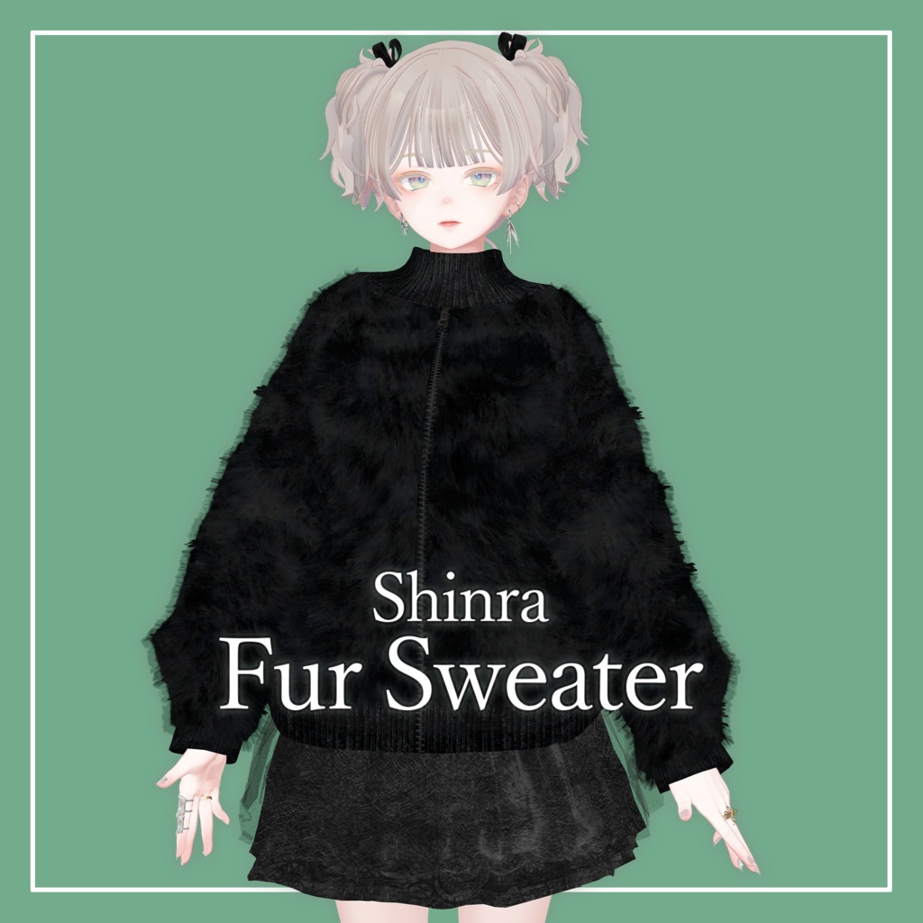 【VRChat】森羅専用 Fur Sweater(MA対応)