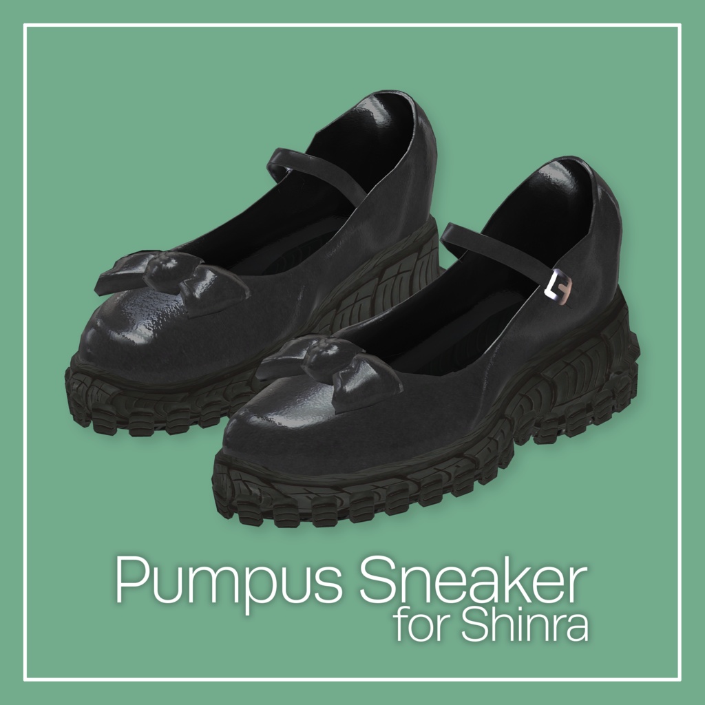 【VRChat】森羅専用 Pumpus Sneaker(MA対応)