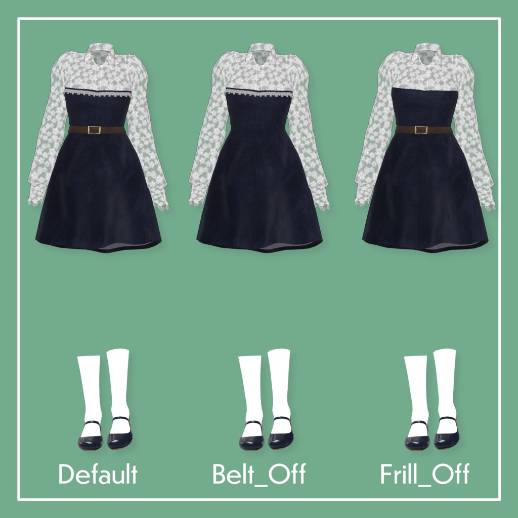 【VRChat】森羅専用 SeerOnepiece(MA対応)