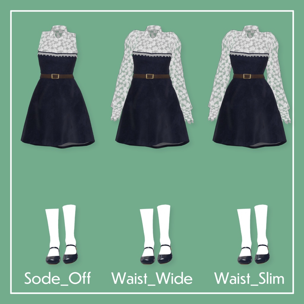 【VRChat】森羅専用 SeerOnepiece(MA対応)