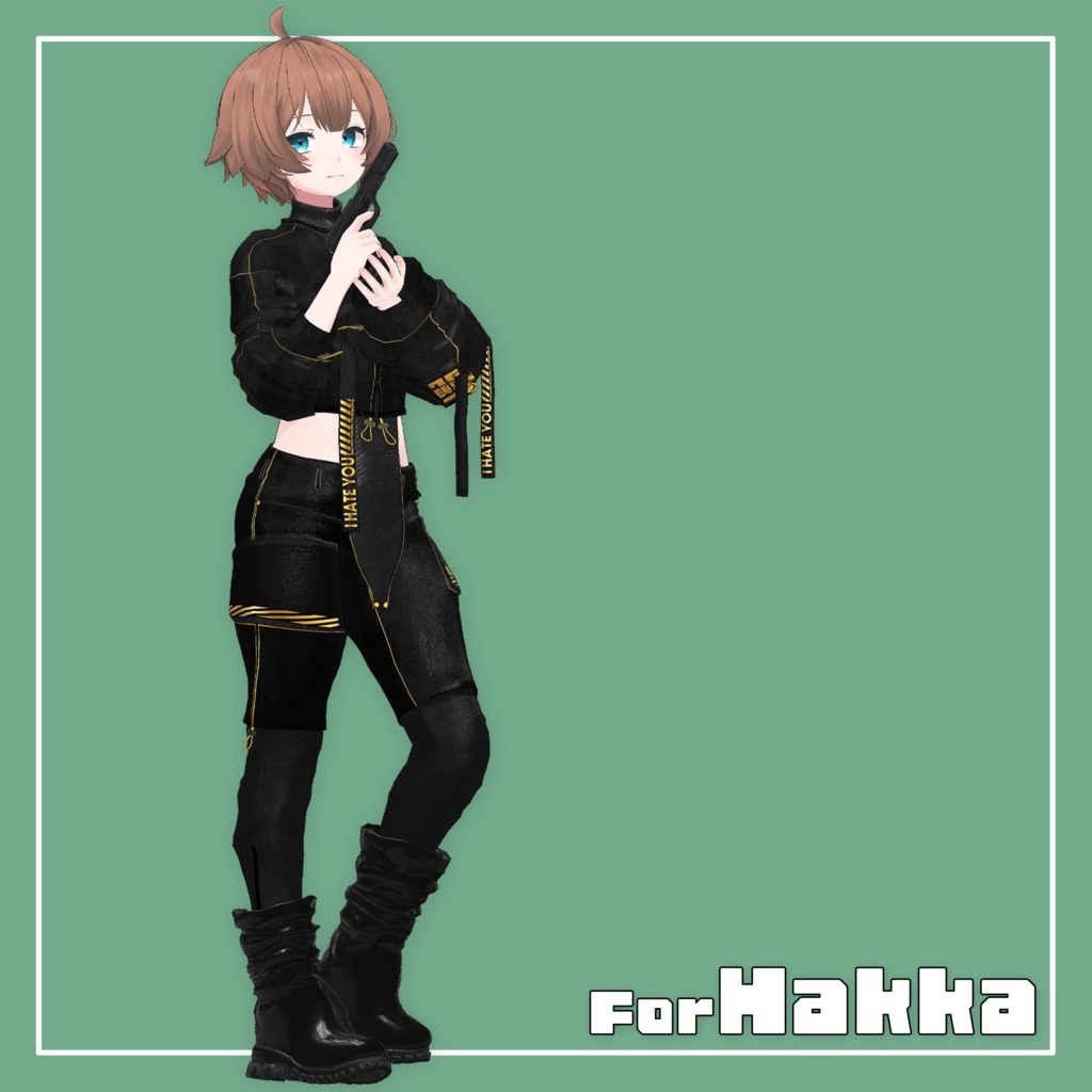 【VRChat】TACTICAL CHINA Set【4アバター対応】