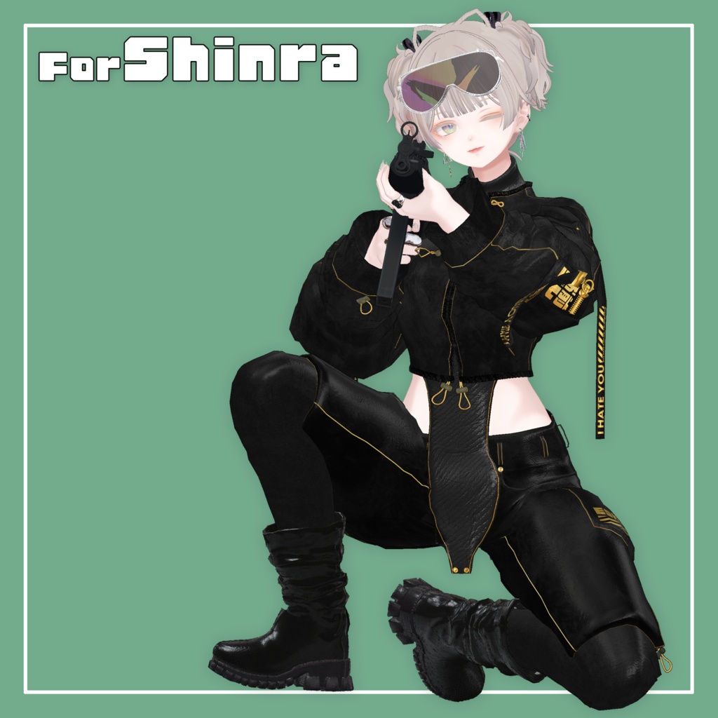 【VRChat】TACTICAL CHINA Set【4アバター対応】