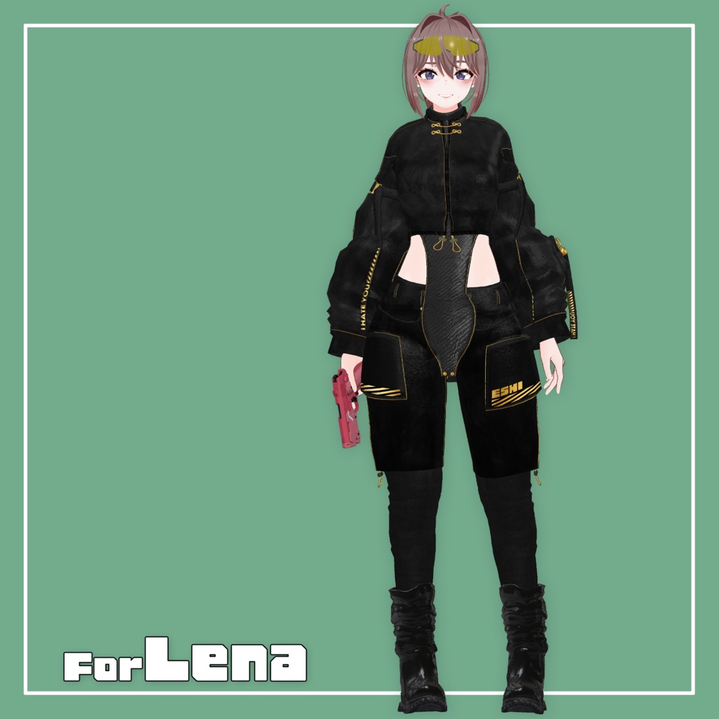 【VRChat】TACTICAL CHINA Set【4アバター対応】