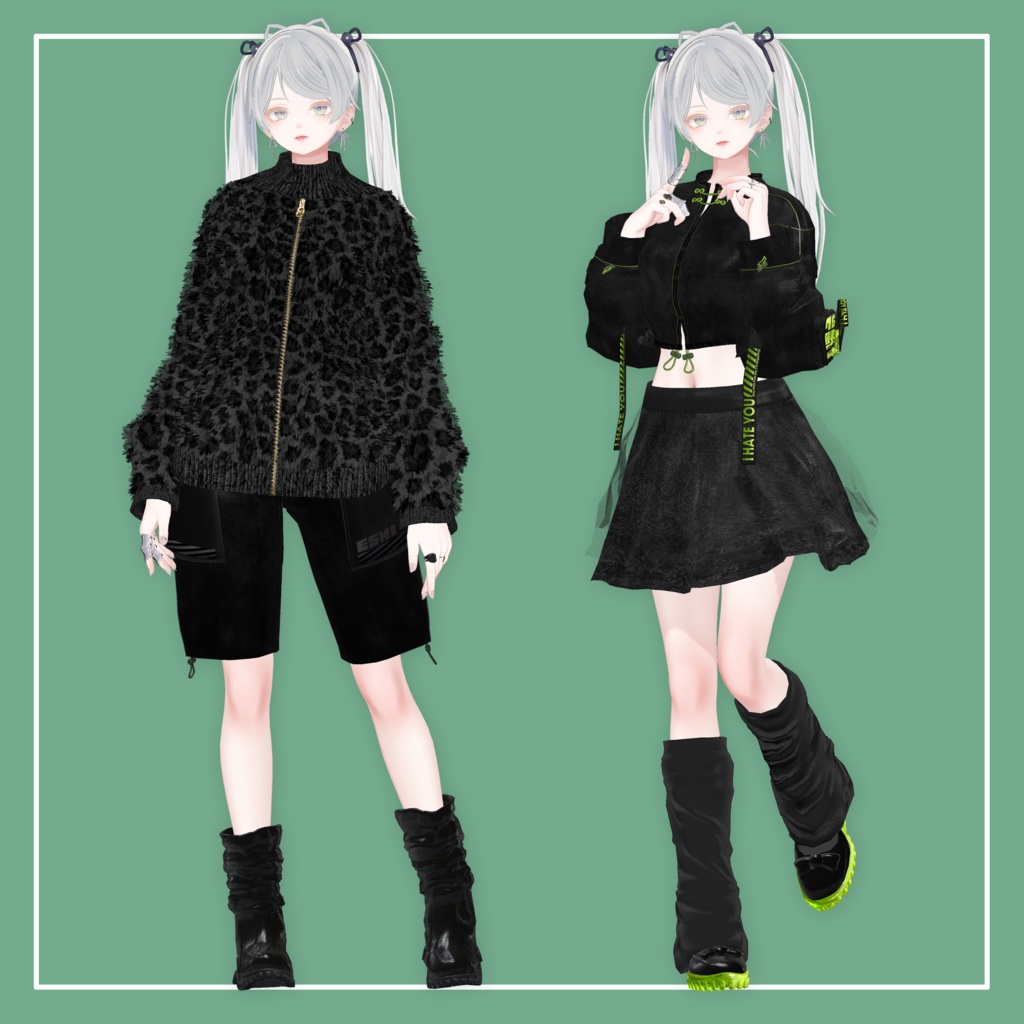 【VRChat】TACTICAL CHINA Set【4アバター対応】