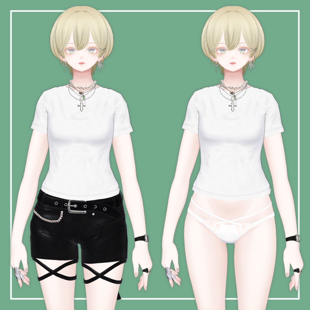 【VRChat】森羅専用 Tシャツ(MA対応)