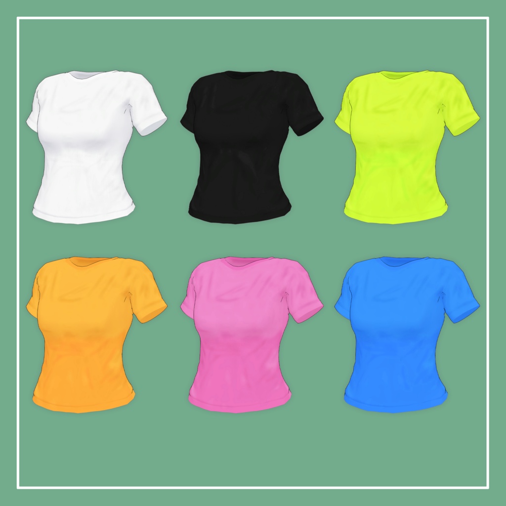 【VRChat】森羅専用 Tシャツ(MA対応)