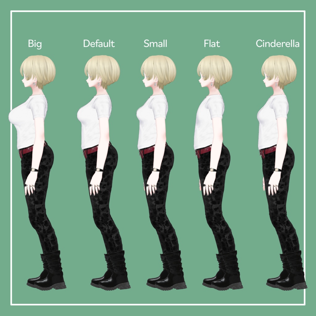 【VRChat】森羅専用 Tシャツ(MA対応)