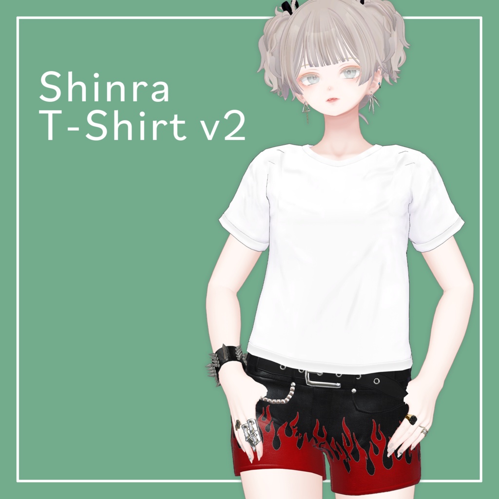 【VRChat】森羅専用 Tシャツ（MA対応）