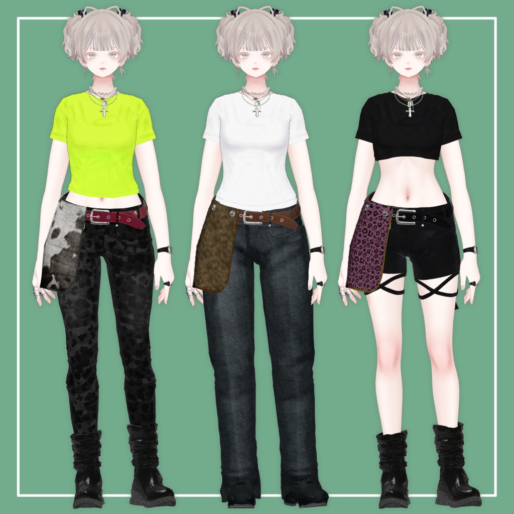 【VRChat】森羅専用 Over Leg Wear(MA対応)