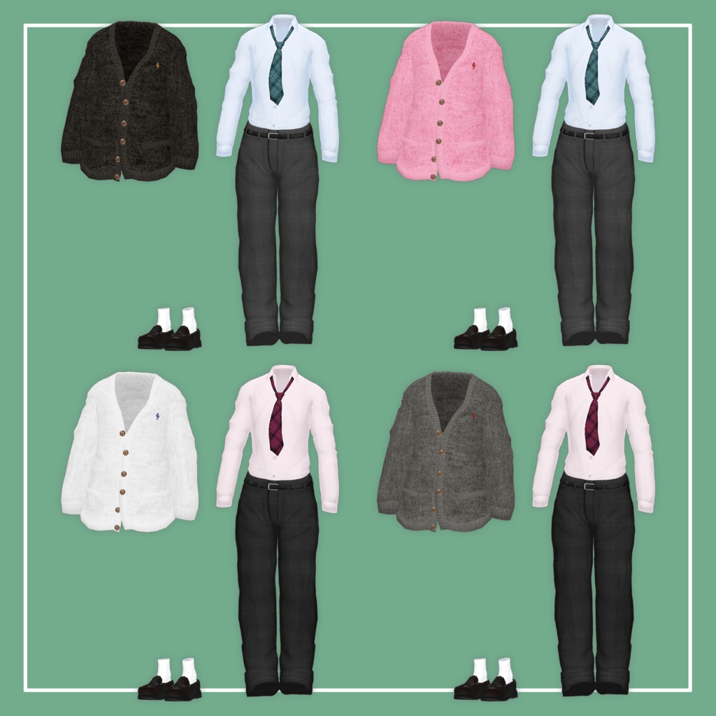 【VRChat】水瀬 専用 DKSet(MA対応)