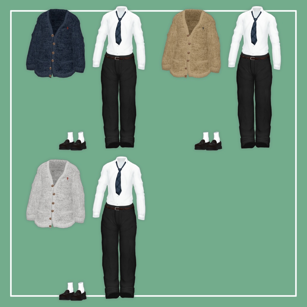 【VRChat】水瀬 専用 DKSet(MA対応)