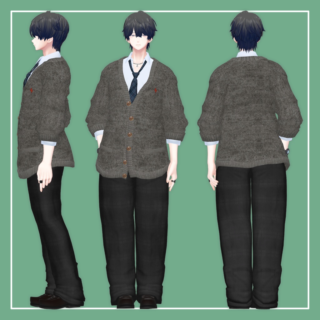 【VRChat】水瀬 専用 DKSet(MA対応)