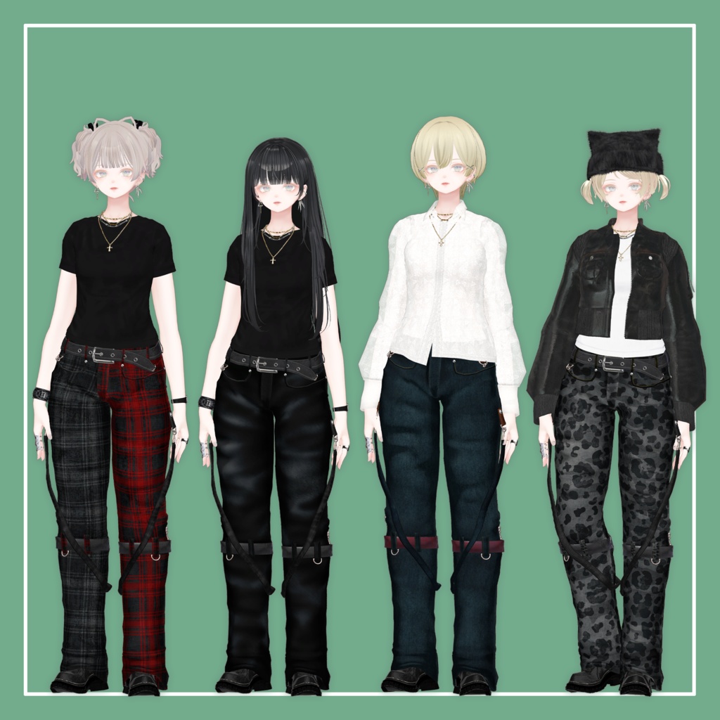 【VRChat】森羅専用 PunxPants 2.0(MA対応)