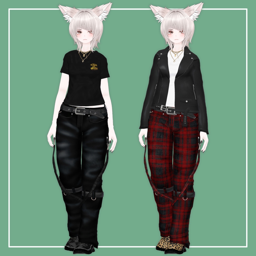 【VRChat】仙猫専用 PunxPants(MA対応)