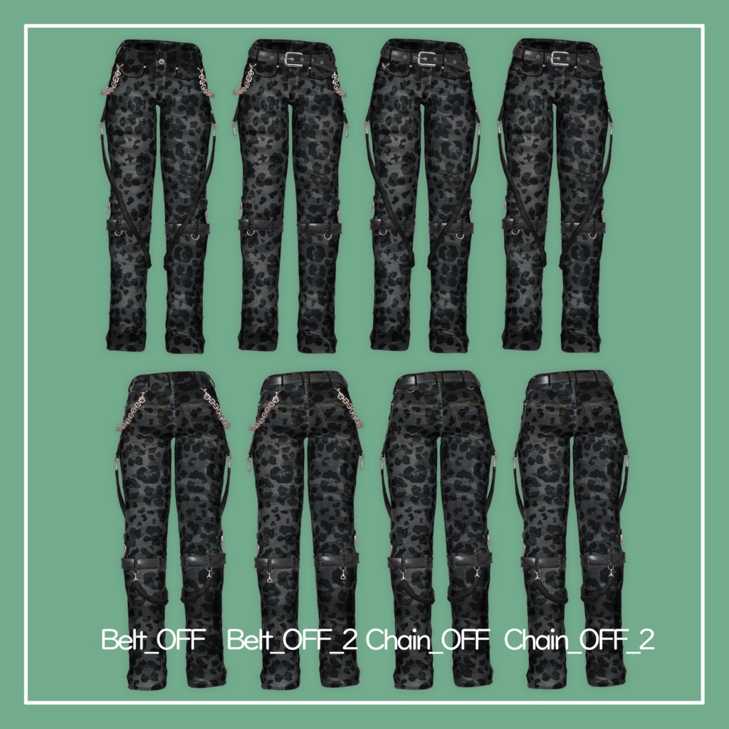 【VRChat】仙猫専用 PunxPants(MA対応)