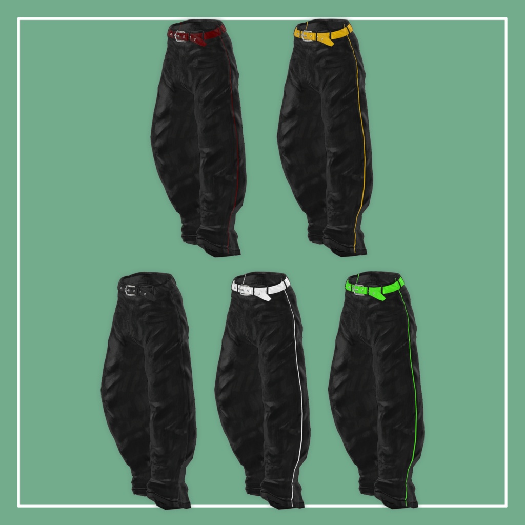 【VRChat】森羅専用 WidePants 2.0(MA対応)