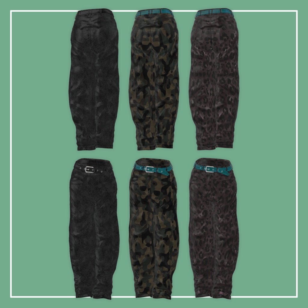 【VRChat】森羅専用 WidePants 2.0(MA対応)