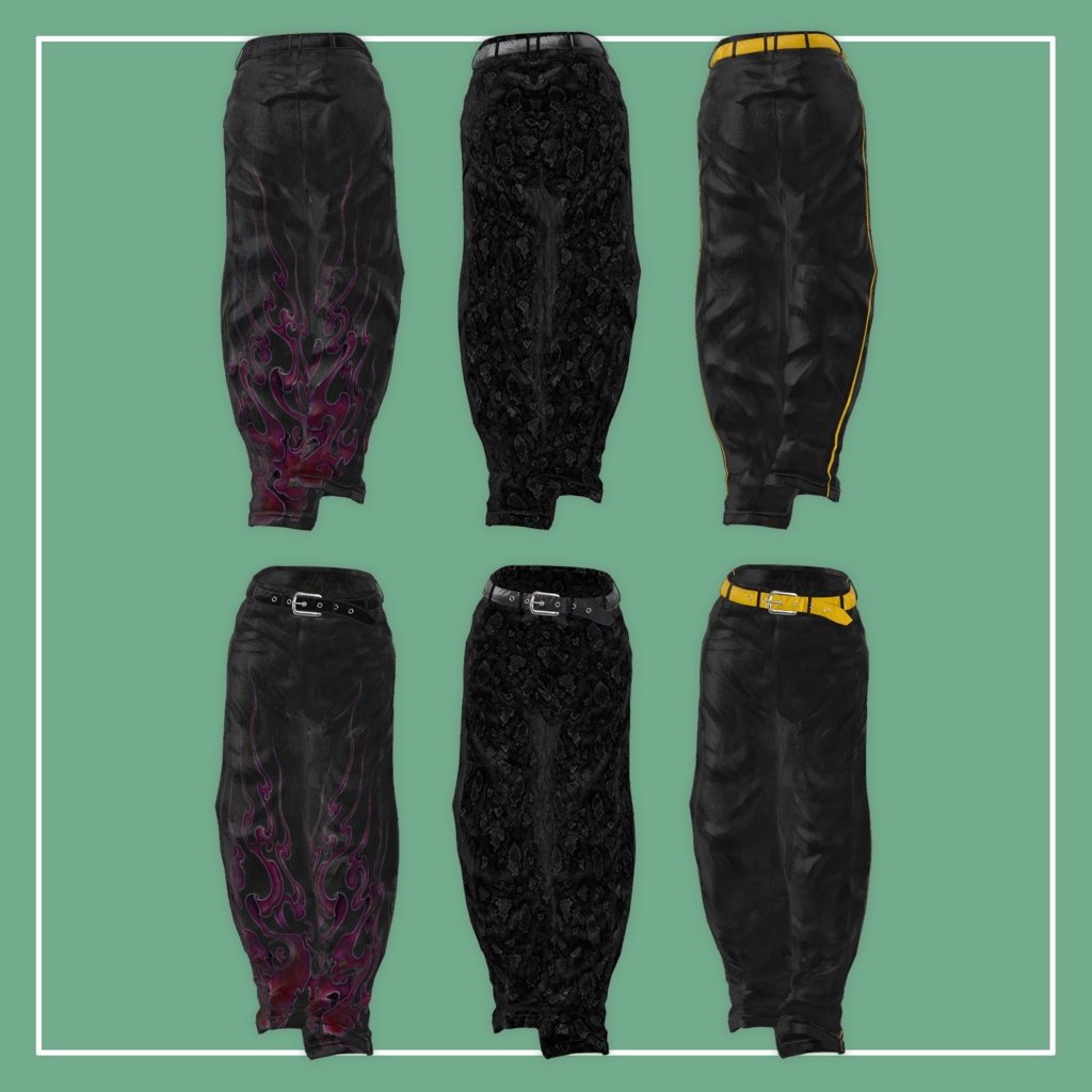 【VRChat】森羅専用 WidePants 2.0(MA対応)