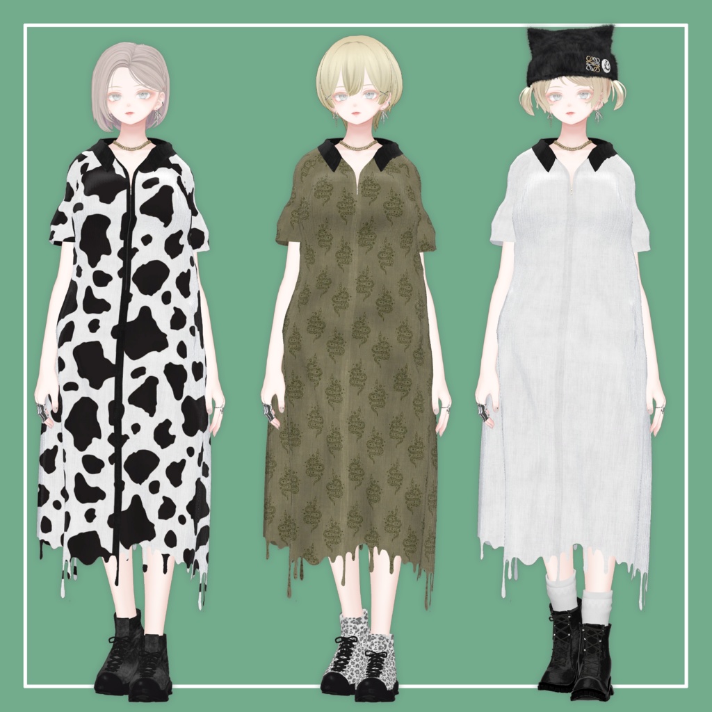 【VRChat】森羅専用 OverSize Onepiece(MA対応)