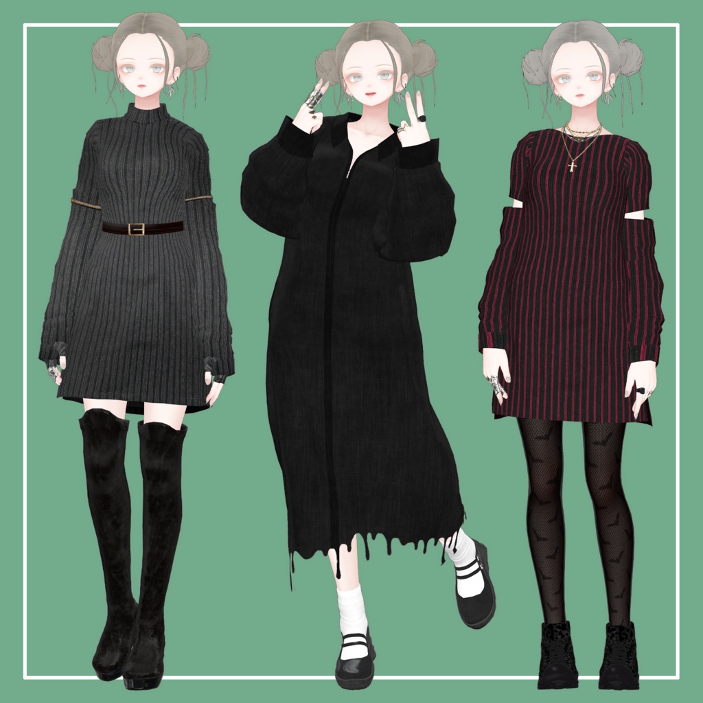 【VRChat】森羅専用 ODANGO Hair