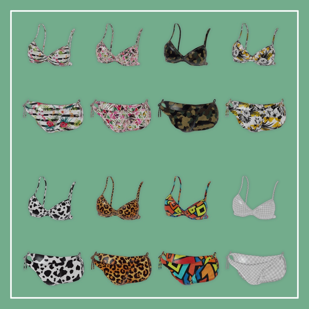 【VRChat】森羅専用 Swim Set(MA対応)