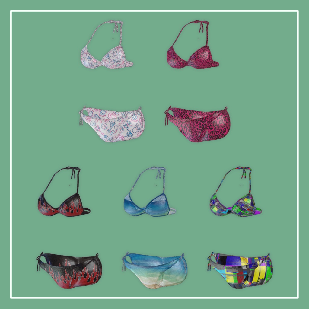 【VRChat】森羅専用 Swim Set(MA対応)