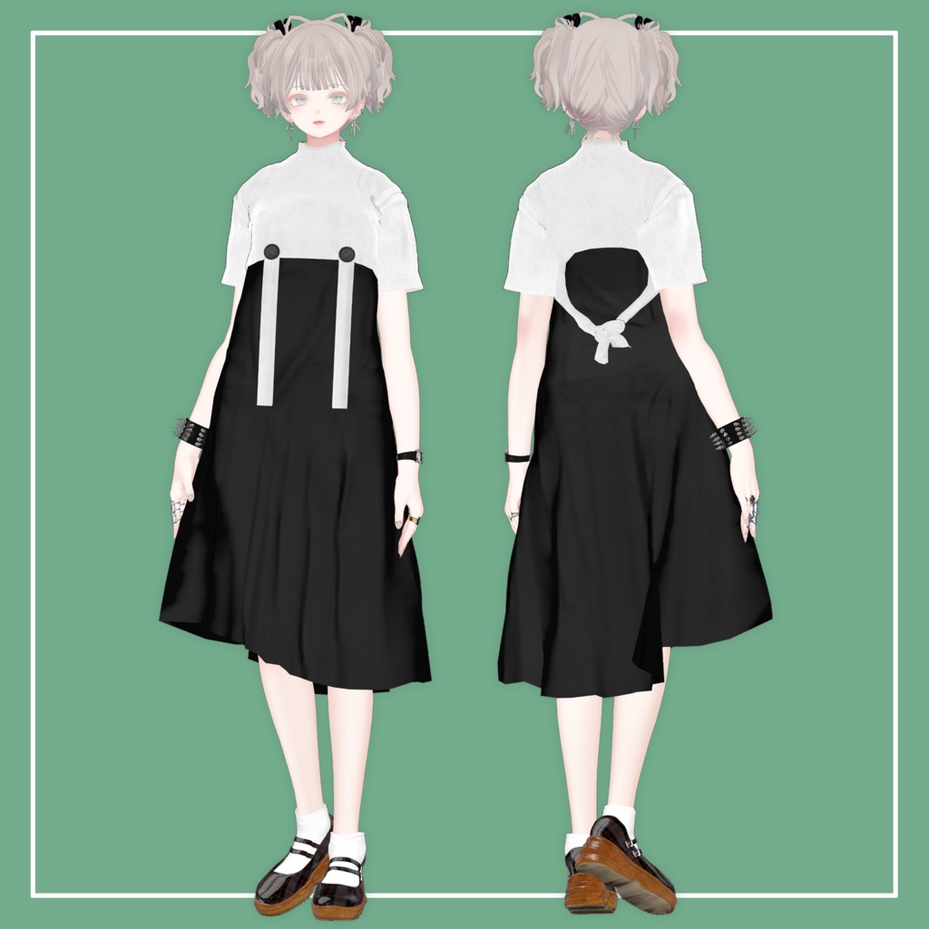 【VRChat】森羅専用 HalfAppendTops(MA対応)